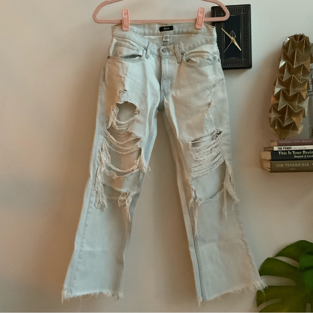 BDG Light Wash Ripped Jeans